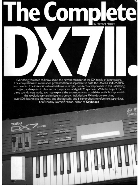 The Complete DX7II Howard Massey 1987 Synthesizer Guide Music Sales The Complete DX7II Howard Massey 1987 Synthesizer Guide Music Sales
