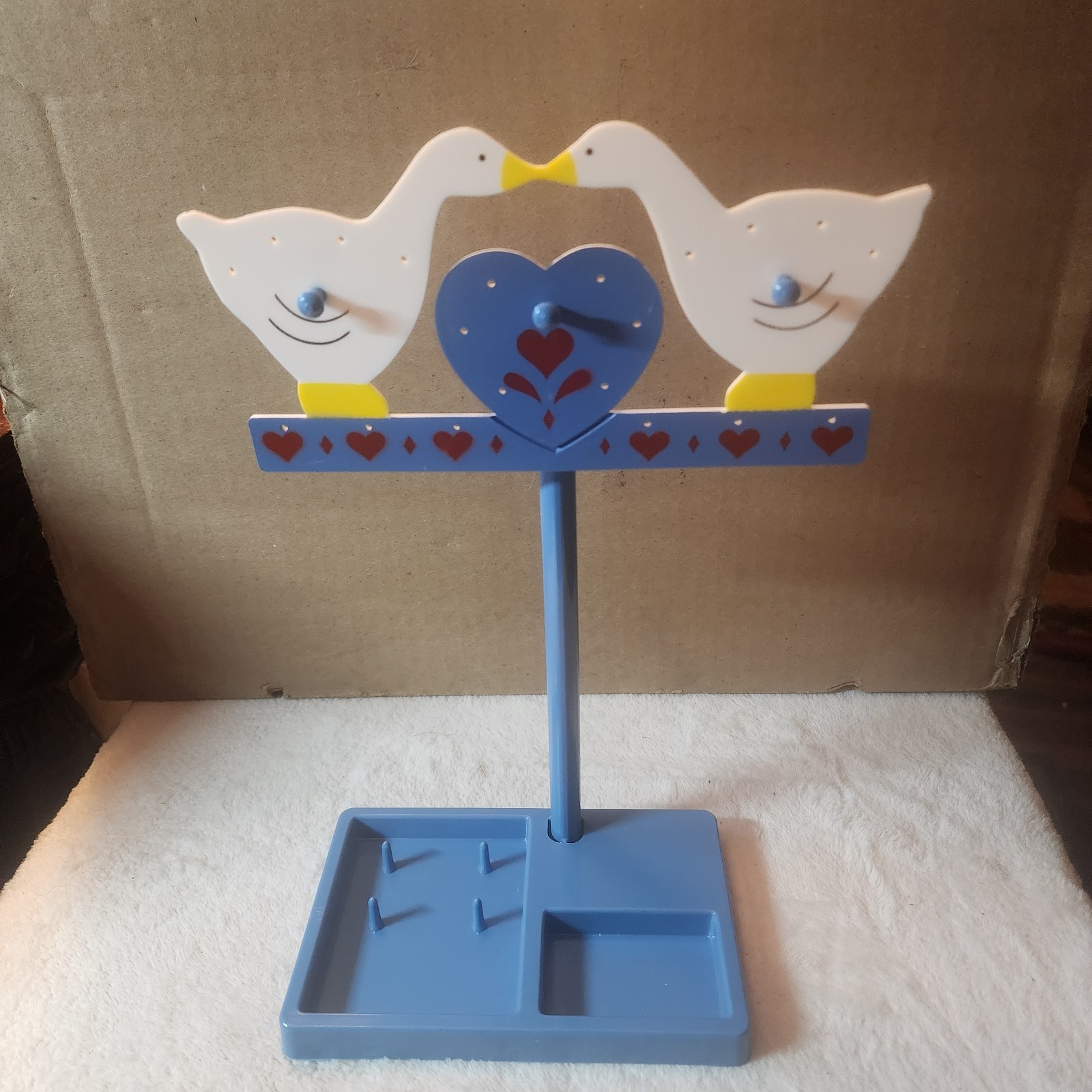 NOS Vtg J.S.N.Y. Country Geese Jewelry Center Jewelry Organizer NOS Vtg J.S.N.Y. Country Geese Jewelry Center Jewelry Organizer