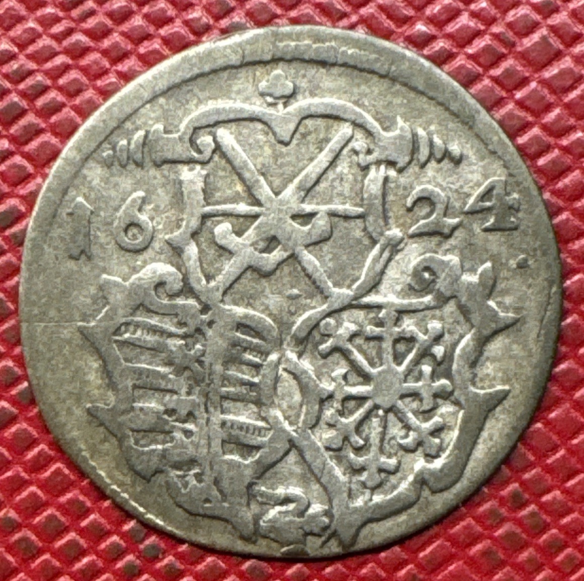 Germany, Saxony 1624-HVR Silver 1 Dreier. John George I. RARE. KM# 385.1 Germany, Saxony 1624-HVR Silver 1 Dreier. John George I. RARE. KM# 385.1