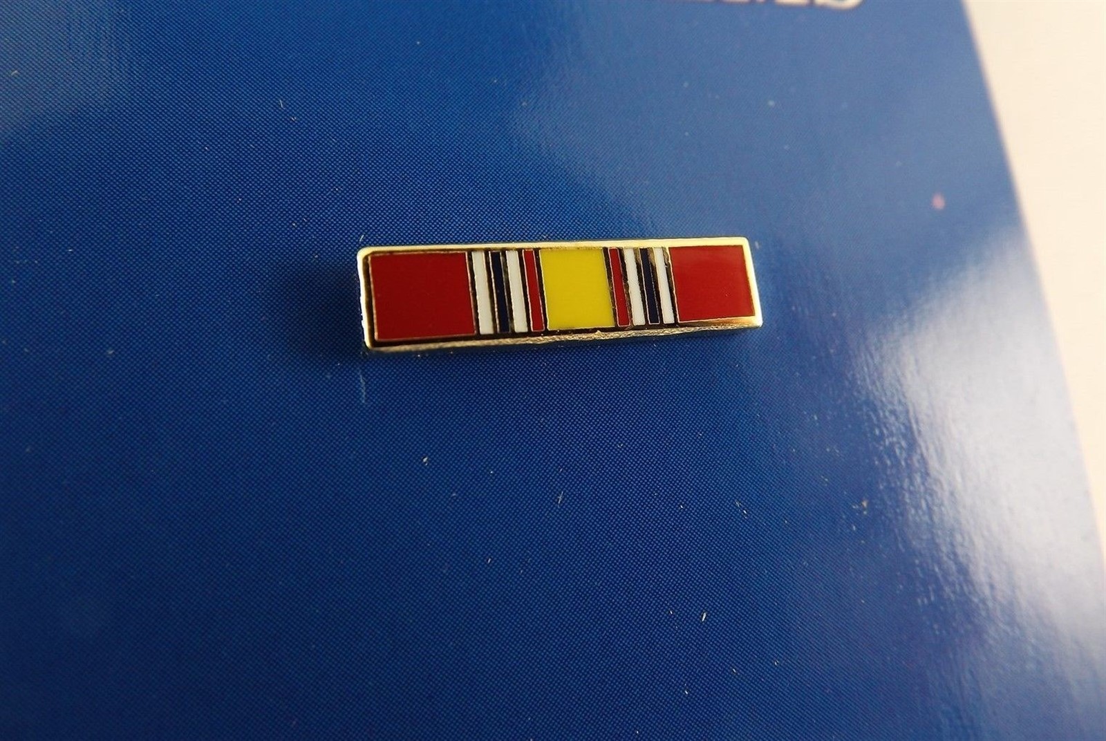 FREE SHIP Lapel Pin NATIONAL DEFENSE Ribbon Enamel 11/16\