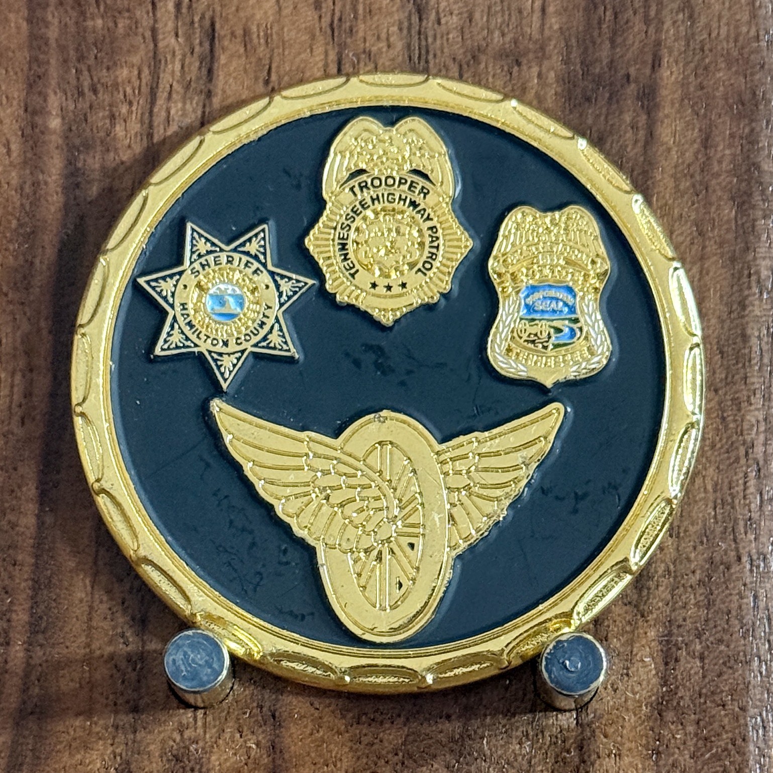 Chattanooga TN Joint Motor Squad Police Badge Design Challenge Coin M#19 Chattanooga TN Joint Motor Squad Police Badge Design Challenge Coin M#19