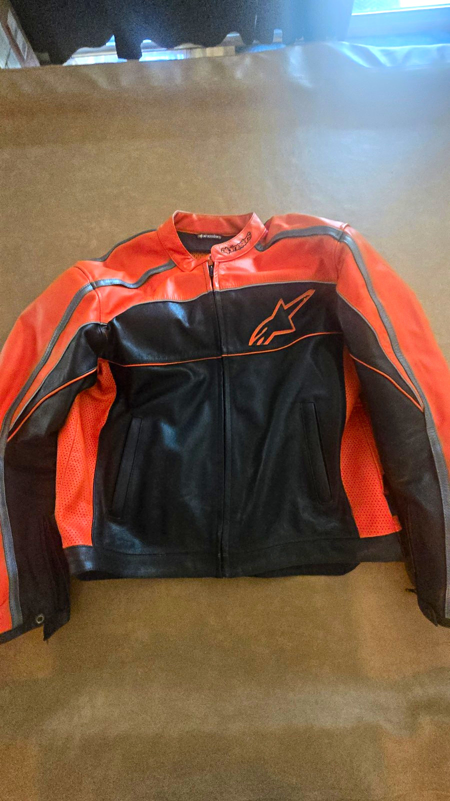 Alpinestars Black Label 4xl Leather Motorcycle Riding Jacket Inc Winter Liner