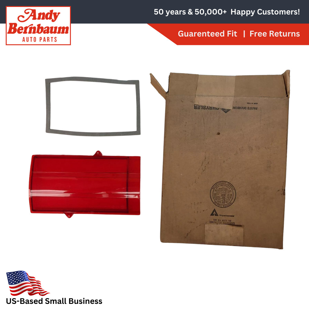 1972-73 Plymouth Fury Station Wagon Rear Right Inner Taillight Lens 3514406 NOS 1972-73 Plymouth Fury Station Wagon Rear Right Inner Taillight Lens 3514406 NOS