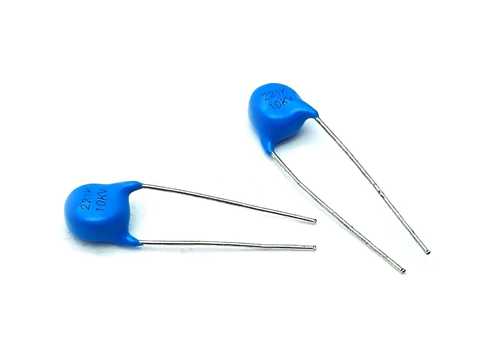 US Stock 10pcs High Voltage Ceramic Disc Capacitors 220pf 0.22nf 221 10000V 10KV US Stock 10pcs High Voltage Ceramic Disc Capacitors 220pf 0.22nf 221 10000V 10KV