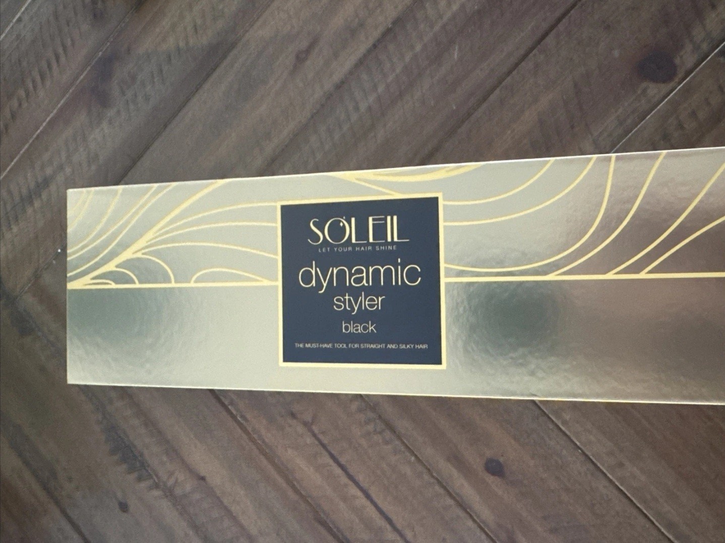 Soleil Dynamic Styler Black Ceramic Flat Iron / Straightener-Open Box Only
