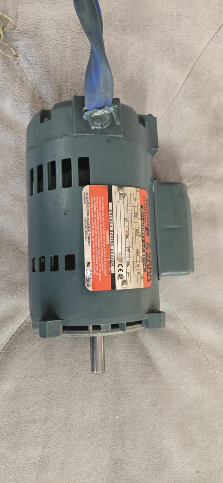Reliance Electric D79A4343N AC Motor 1/4HP 1725RPM AD56C Frame 1PH 115/230V Reliance Electric D79A4343N AC Motor 1/4HP 1725RPM AD56C Frame 1PH 115/230V
