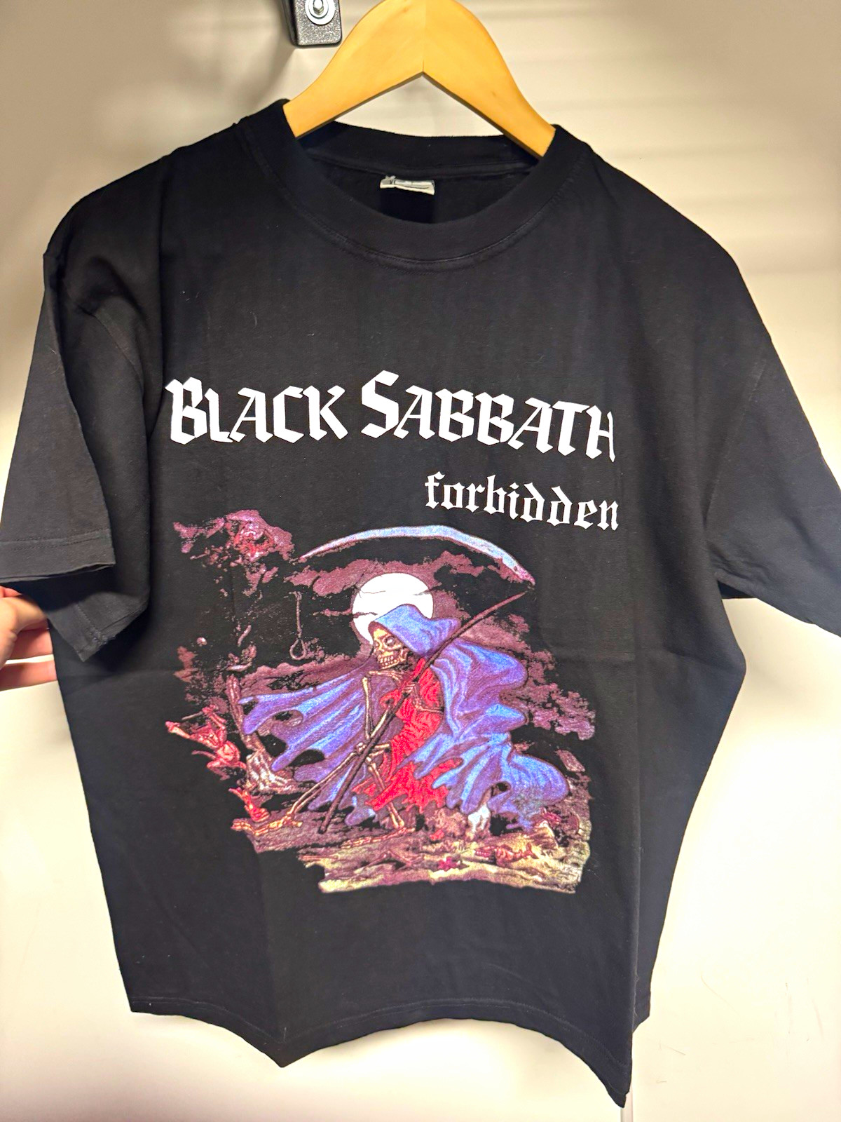 Vintage Black Sabbath forbidden 90s euro size xl Ozzy osbourn faded