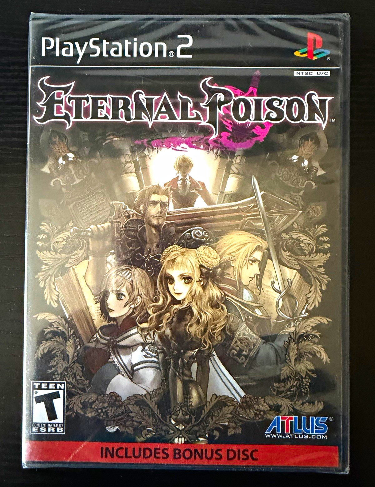 ATLUS Eternal Poison PS2 PlayStation 2 Factory Sealed  w/ Bonus Disc