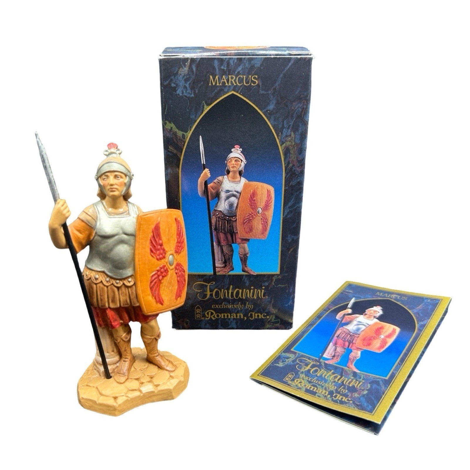 Fontanini Marcus Roman Centurion 5 Inch Nativity Figure 75509 Italy 1997 Boxed