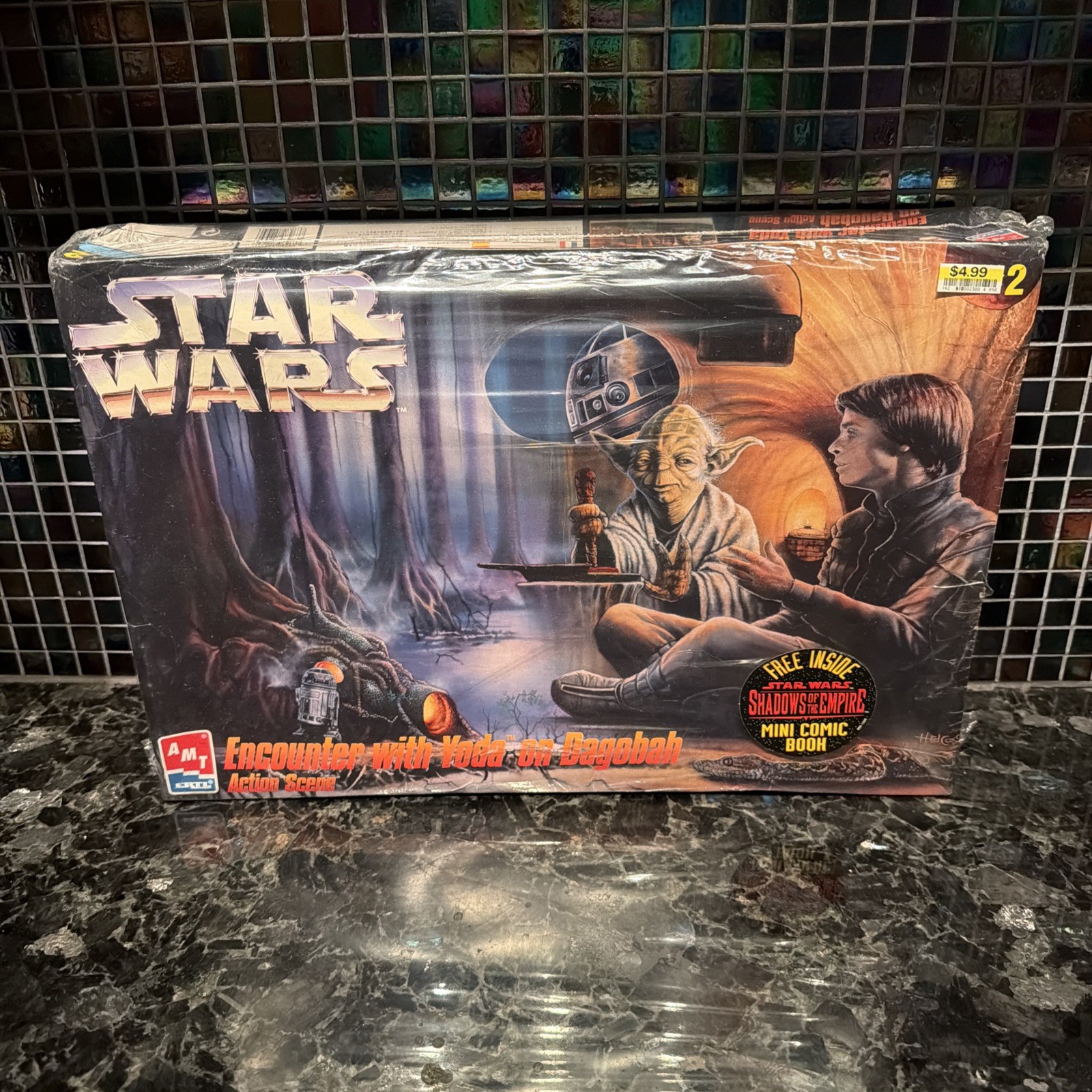VNTG 1995 AMT ERTL STAR WARS ENCOUNTER WITH YODA ON DAGOBAH #8263 Sealed NOS VNTG 1995 AMT ERTL STAR WARS ENCOUNTER WITH YODA ON DAGOBAH #8263 Sealed NOS