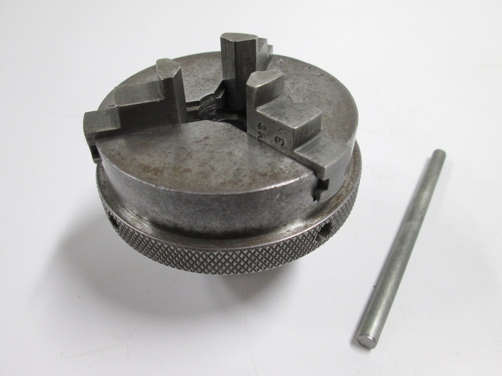 Antique Goodell-Pratt 3-Jaw Self Centering Scroll Lathe Chuck 1 Antique Goodell-Pratt 3-Jaw Self Centering Scroll Lathe Chuck 1