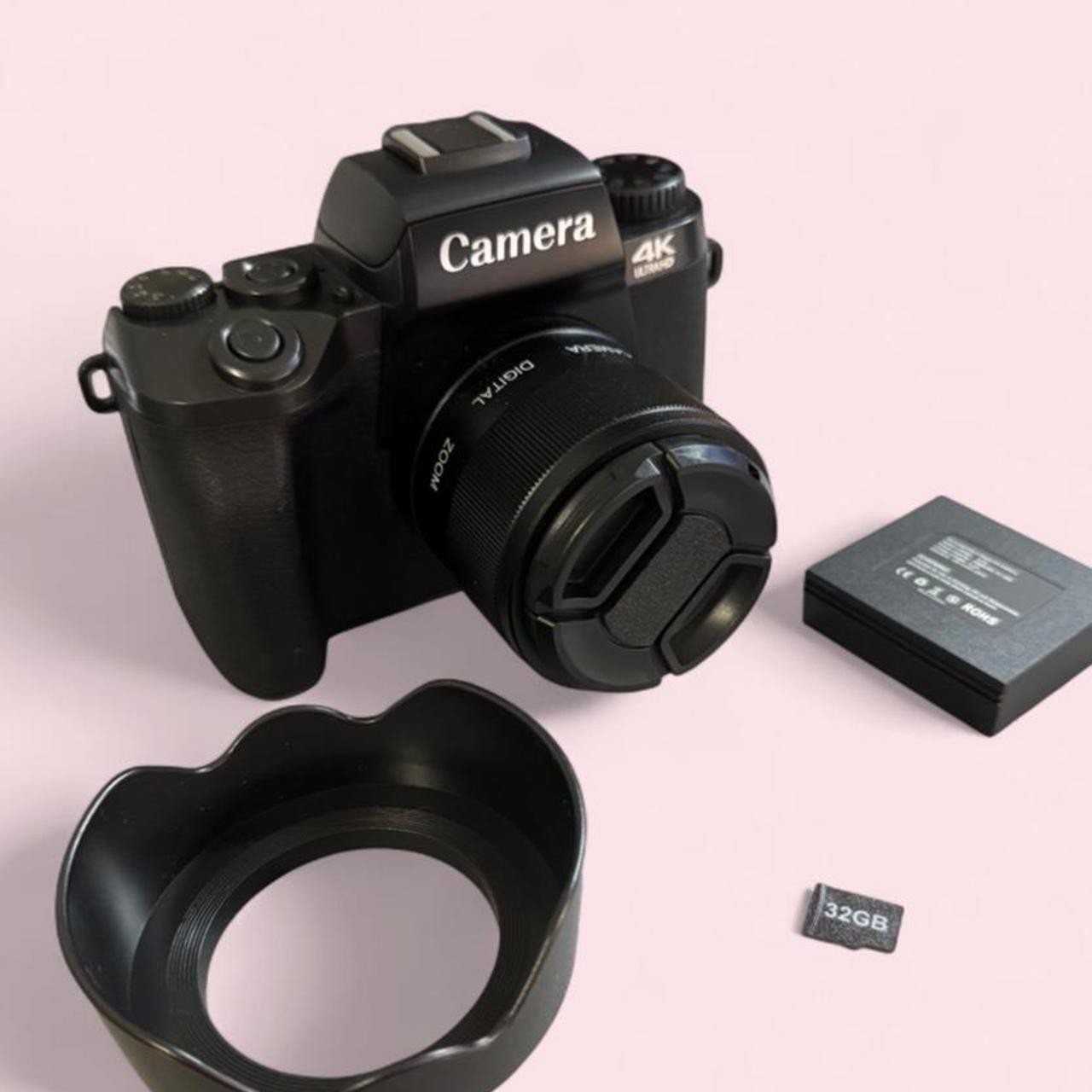Saneen Digital Camera 4k, Black Digital camera, TESTED WORKING, New Open box Saneen Digital Camera 4k, Black Digital camera, TESTED WORKING, New Open box