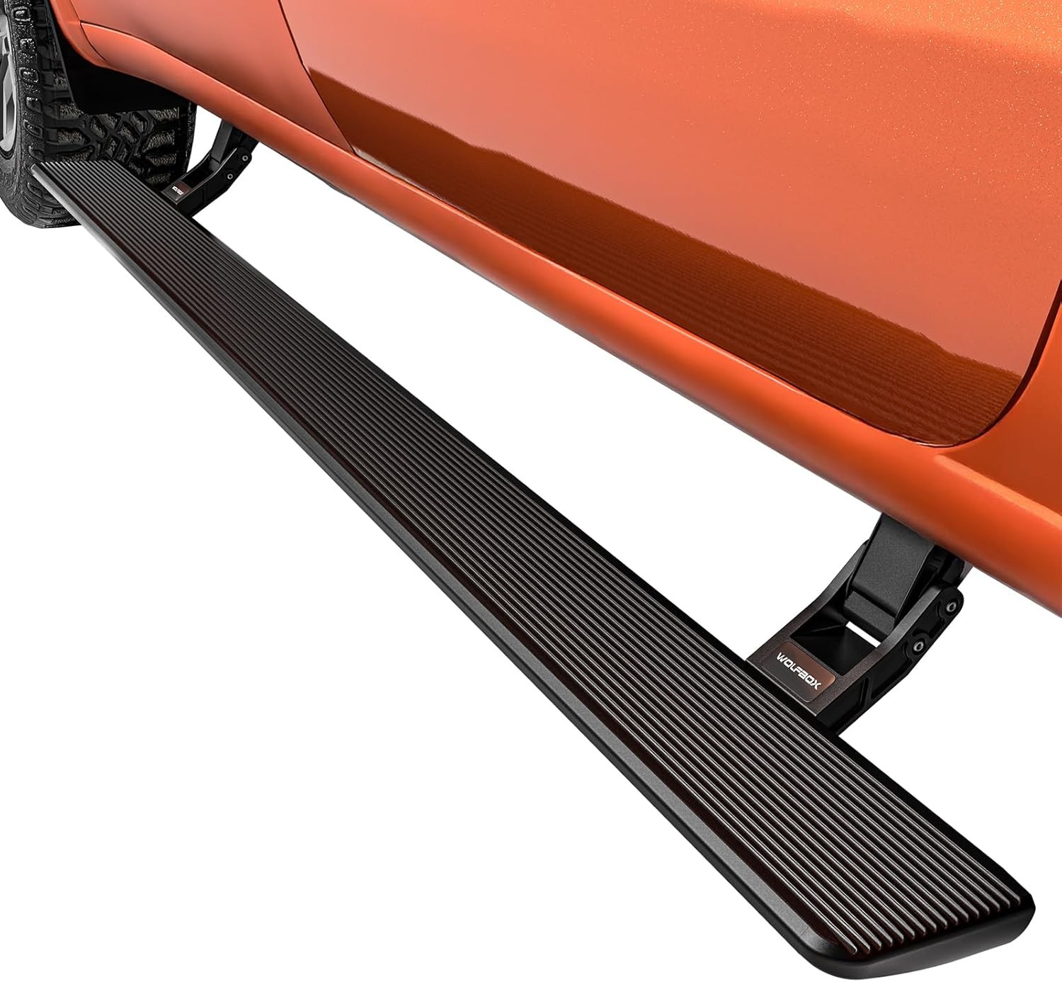 WOLFBOX Power Running Boards 2022-26 Chevy Silverado & GMC Sierra Crew Cab, LED