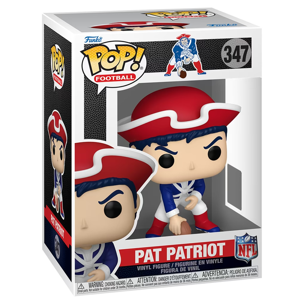 [SALE]  New England Patriots Funko Pat Patriot POP Vinyl Figure - US STOCK
