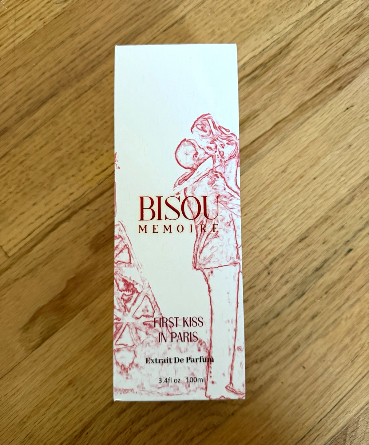 Bisou Memoire’s First Kiss in Paris Extrait de Parfum in 3.4 fl oz/ 100 mL