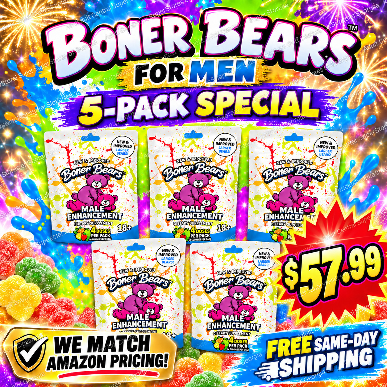 Bonner Bears for Men 5 Pack Special