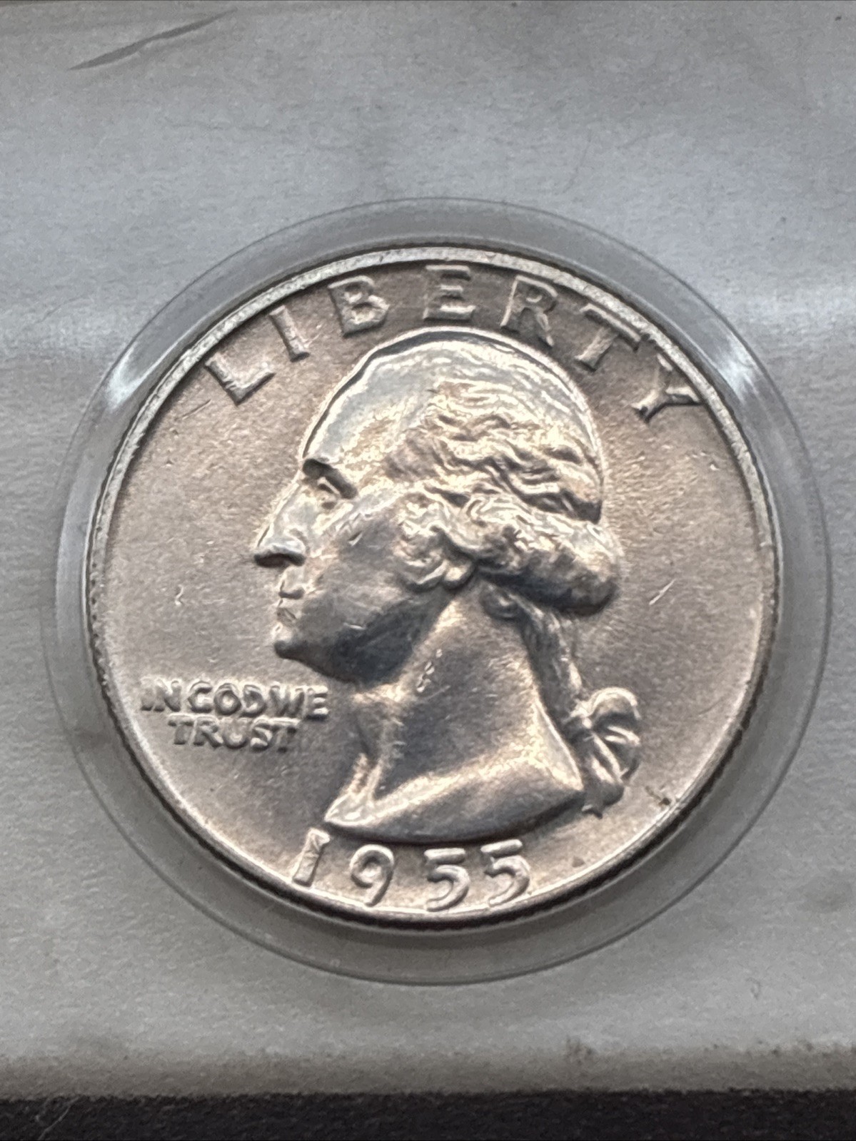 1955-D D/D Washington Silver Quarter Solid Strike BU attractive Sharp Rare 1955-D D/D Washington Silver Quarter Solid Strike BU attractive Sharp Rare