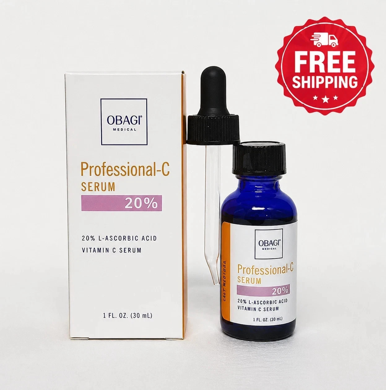 New Obagi Professional-C 20% Vitamin C Serum - 1oz - New In Box - Sealed