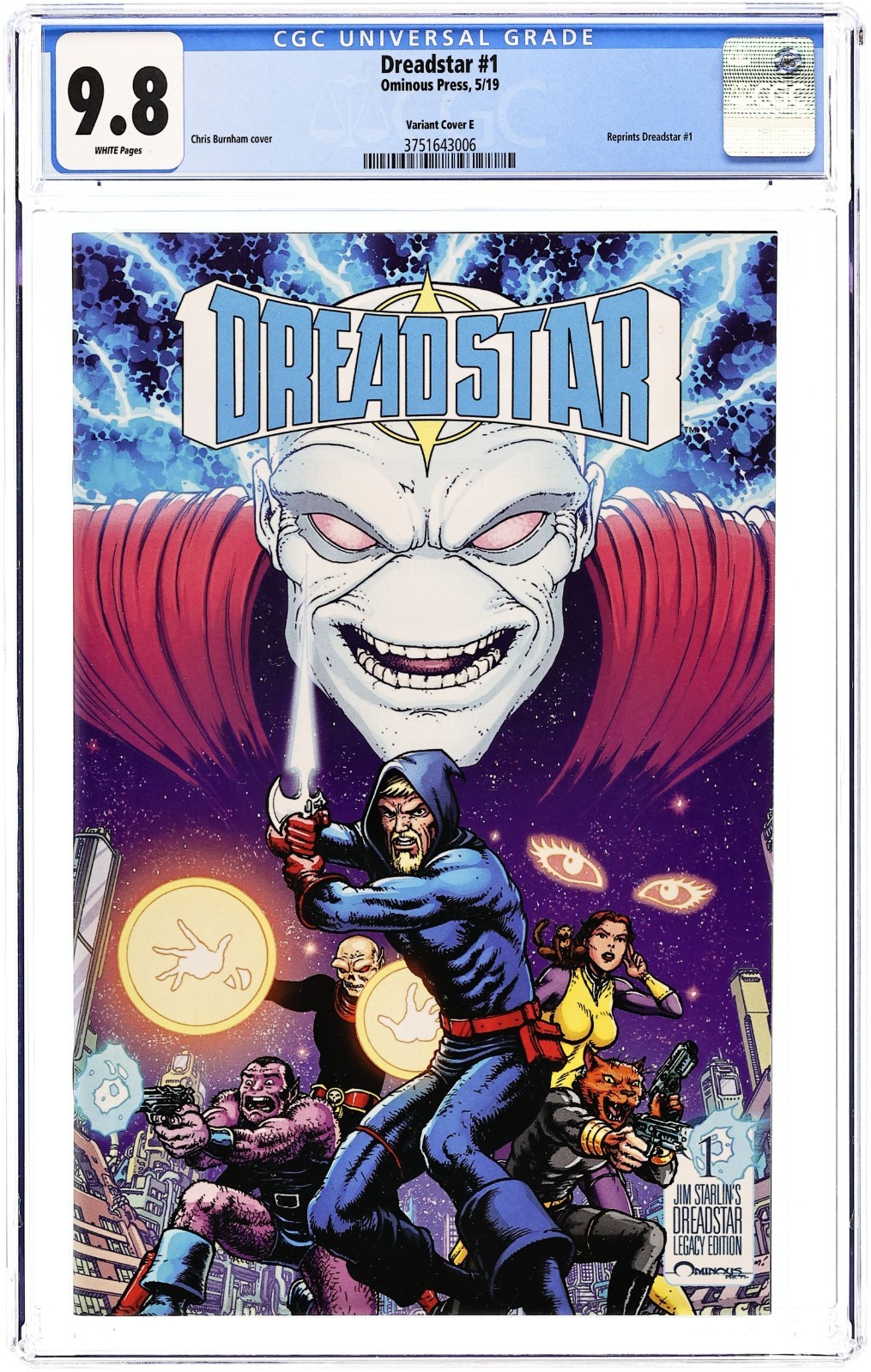 Dreadstar #1E - 2019 - CGC 9.8 - Chris Burnham Dreadstar #1E - 2019 - CGC 9.8 - Chris Burnham