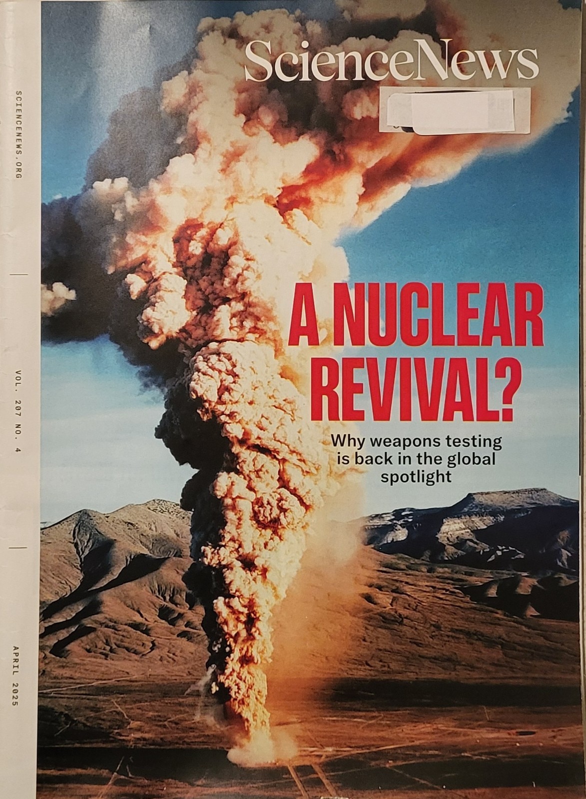 Science News Magazine April 2025 - A Nuclear Revival?