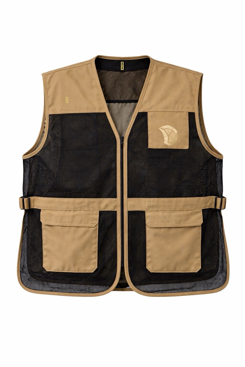 Bob Allen Dual Shooting Vest - Size 3X - Tan & Black Mesh – Excellent Condition