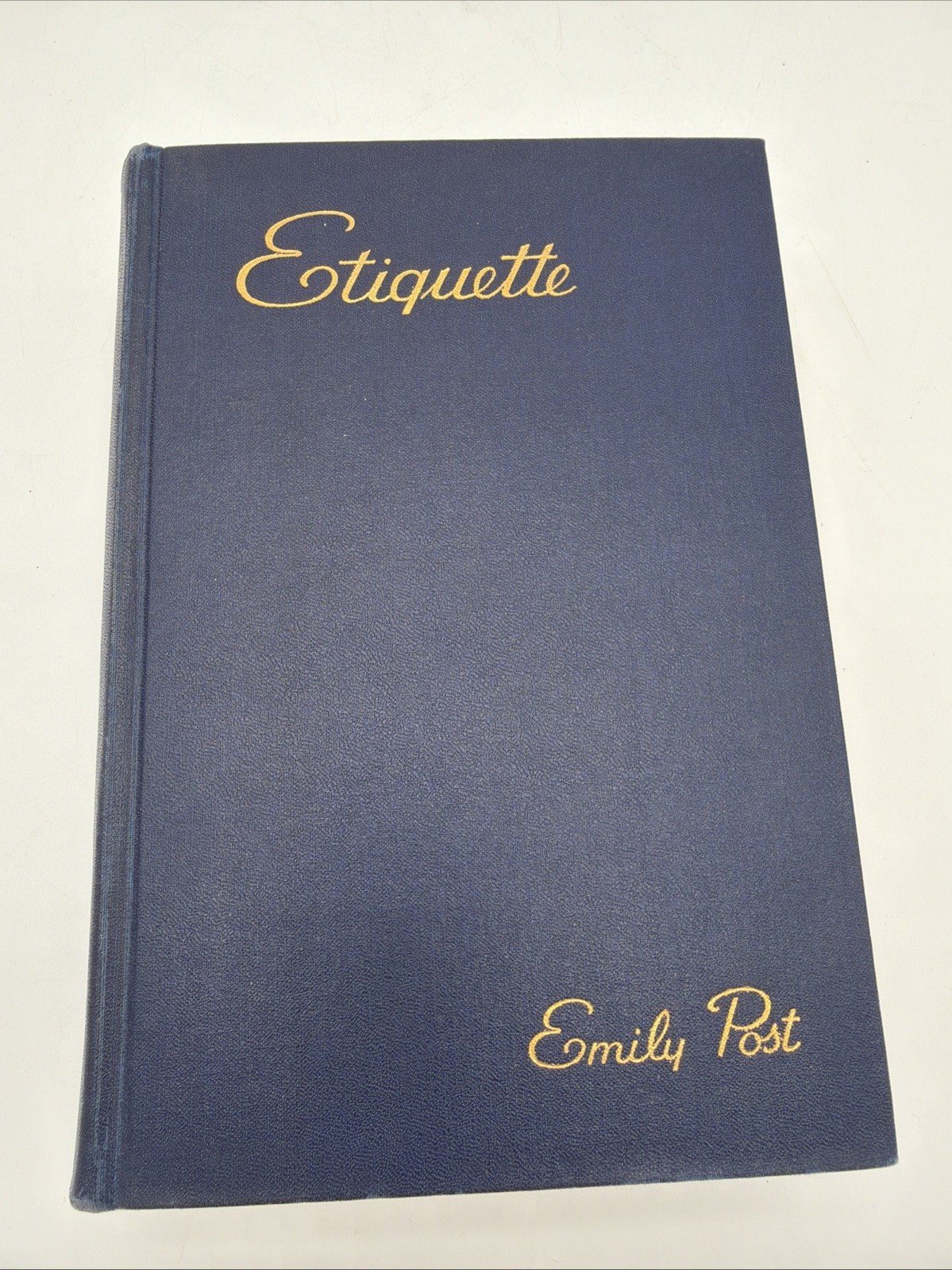Antique 1937 SIGNED BY EMILY POST Etiquette Book Amazing Condition 