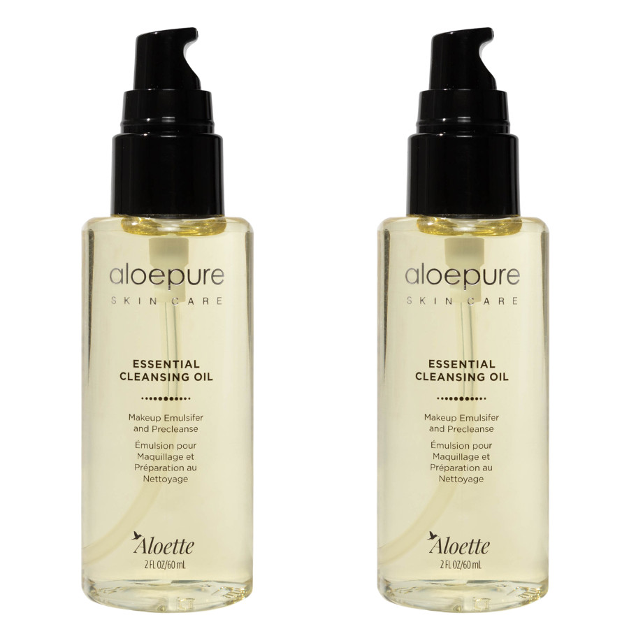 Aloette Essential Cleansing Oil 4 fl oz/120 ml - New/Sealed - (Pack of 2)