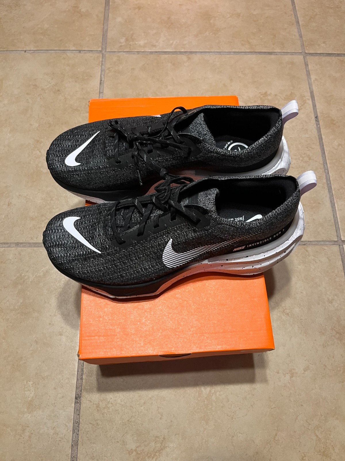 Nike ZoomX Invincible Run Flyknit 3 Running Shoes Black DR2615-002 Men\'s Size 13 Nike ZoomX Invincible Run Flyknit 3 Running Shoes Black DR2615-002 Men\'s Size 13