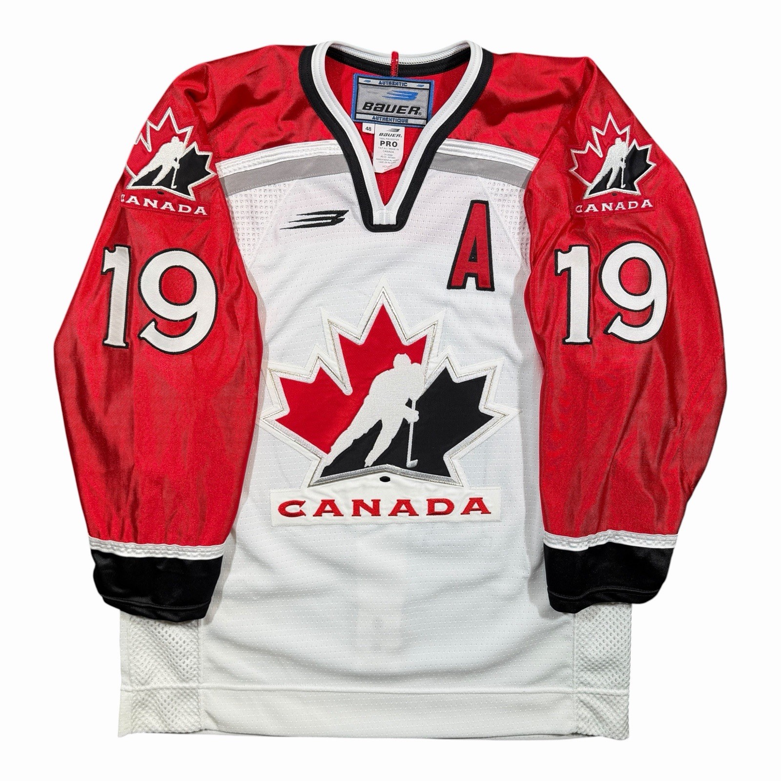 Steve Yzerman Team Canada 1998 Vintage Authentic Olympic Jersey - 48/Large