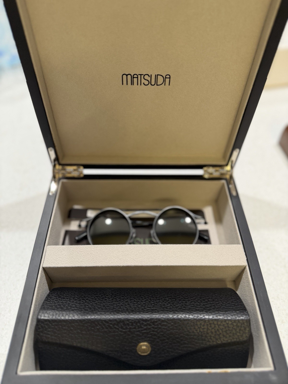 Authentic Matsuda Sunglasses M2903H / 2903H MBK - Excellent Condition