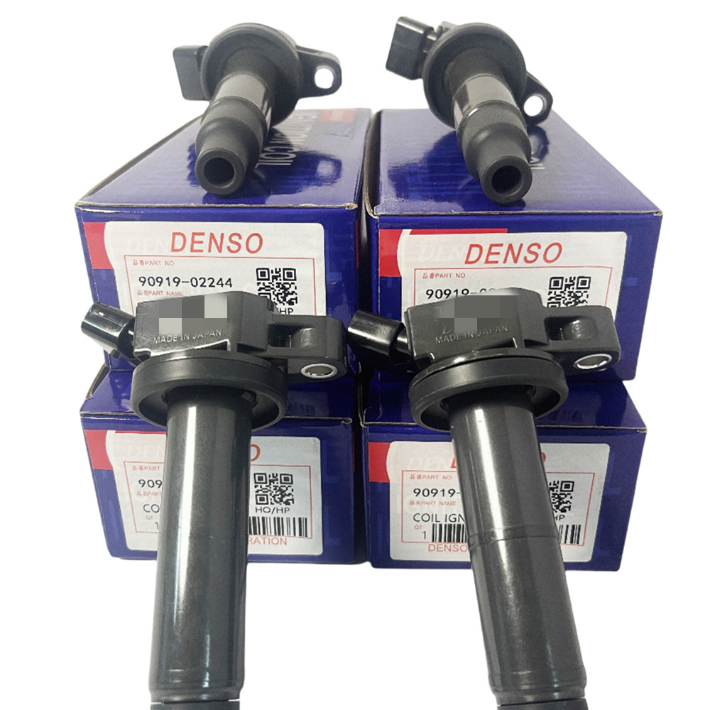 DENSO 4PCS 673-1307 Ignition Coils For 2001-2008 Toyota Rav4 2.4L L4 90919-02244