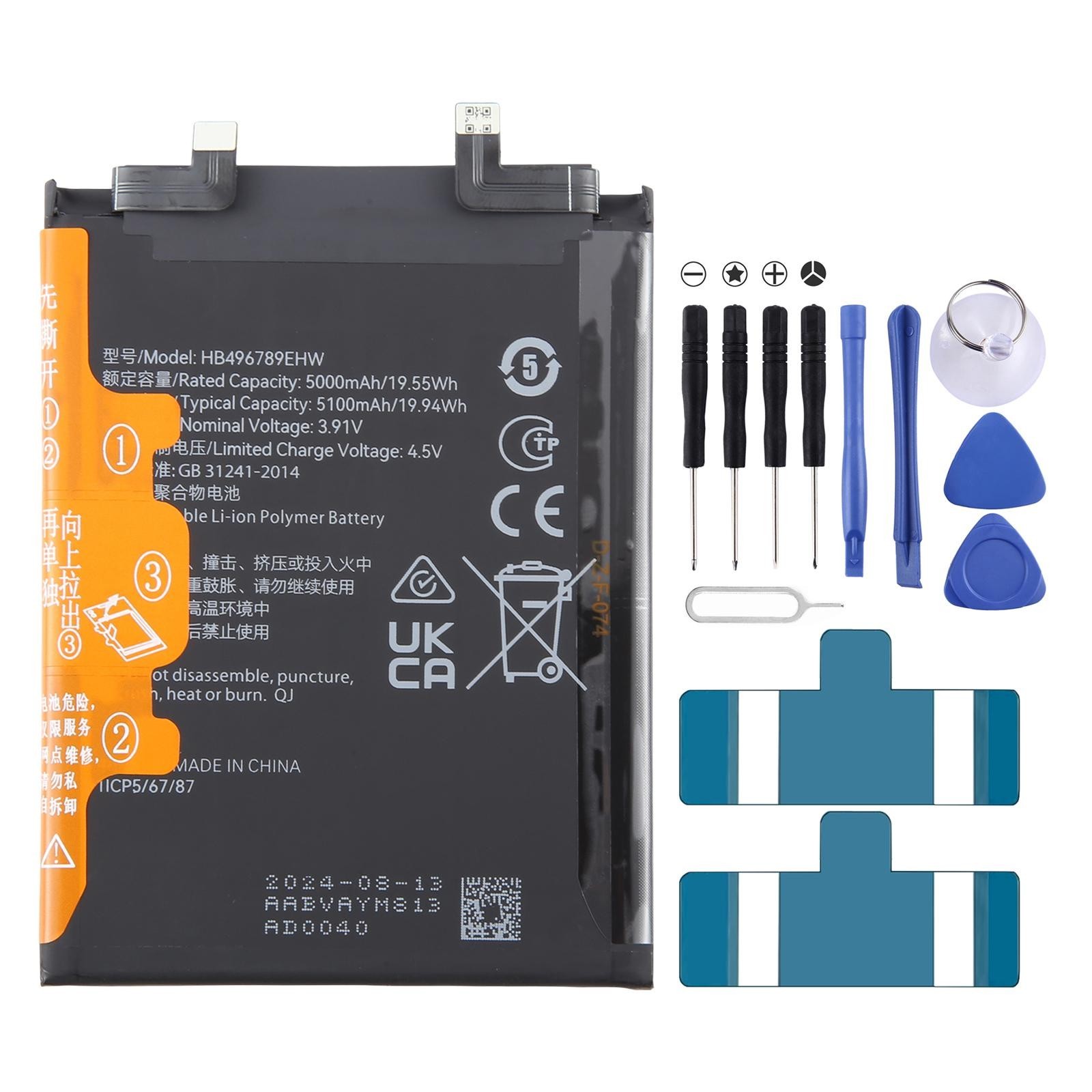 For Honor Magic5 PGT-AN00 HB496789EHW 5100mAh Battery Replacement For Honor Magic5 PGT-AN00 HB496789EHW 5100mAh Battery Replacement