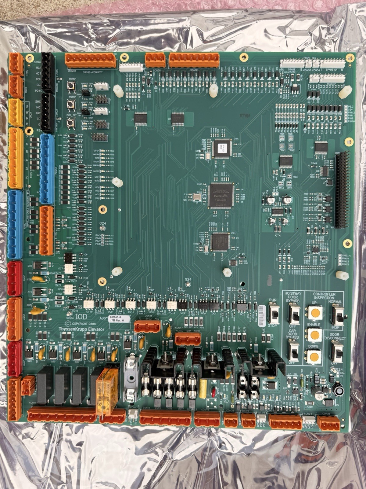 THYSSENKRUPP TKE  6300ACJ4 IOD Board. Tac32H. New