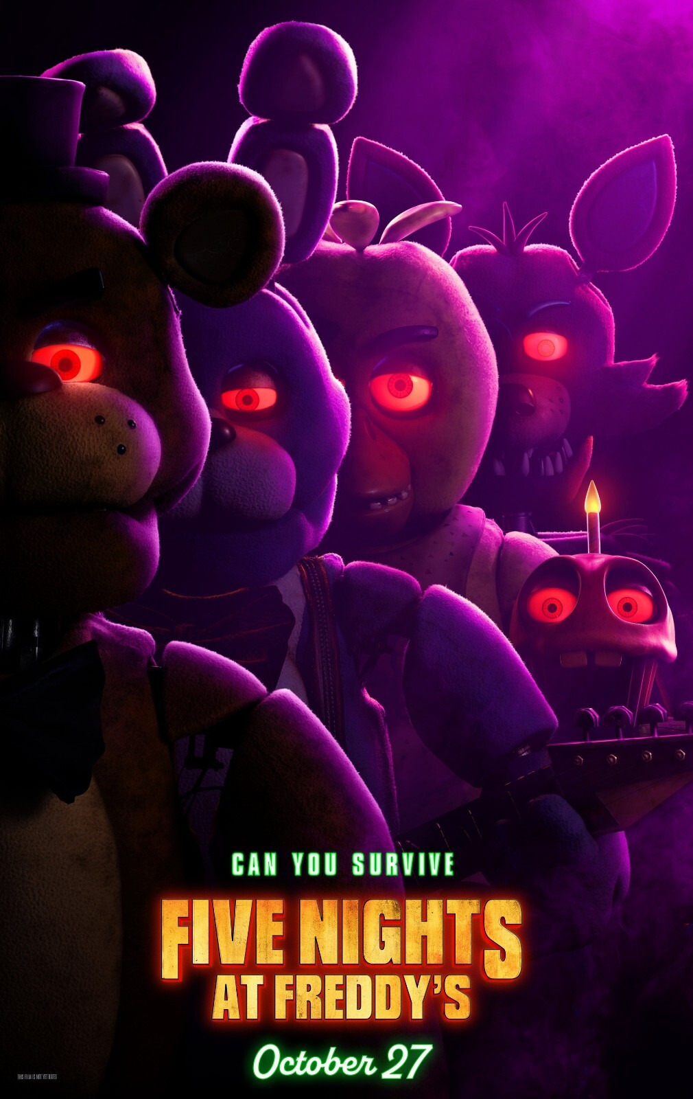 2023 Five Nights At Freddy\'s Movie Poster 11X17 Freddy Fazbear\'s Pizzeria 🍿 2023 Five Nights At Freddy\'s Movie Poster 11X17 Freddy Fazbear\'s Pizzeria 🍿