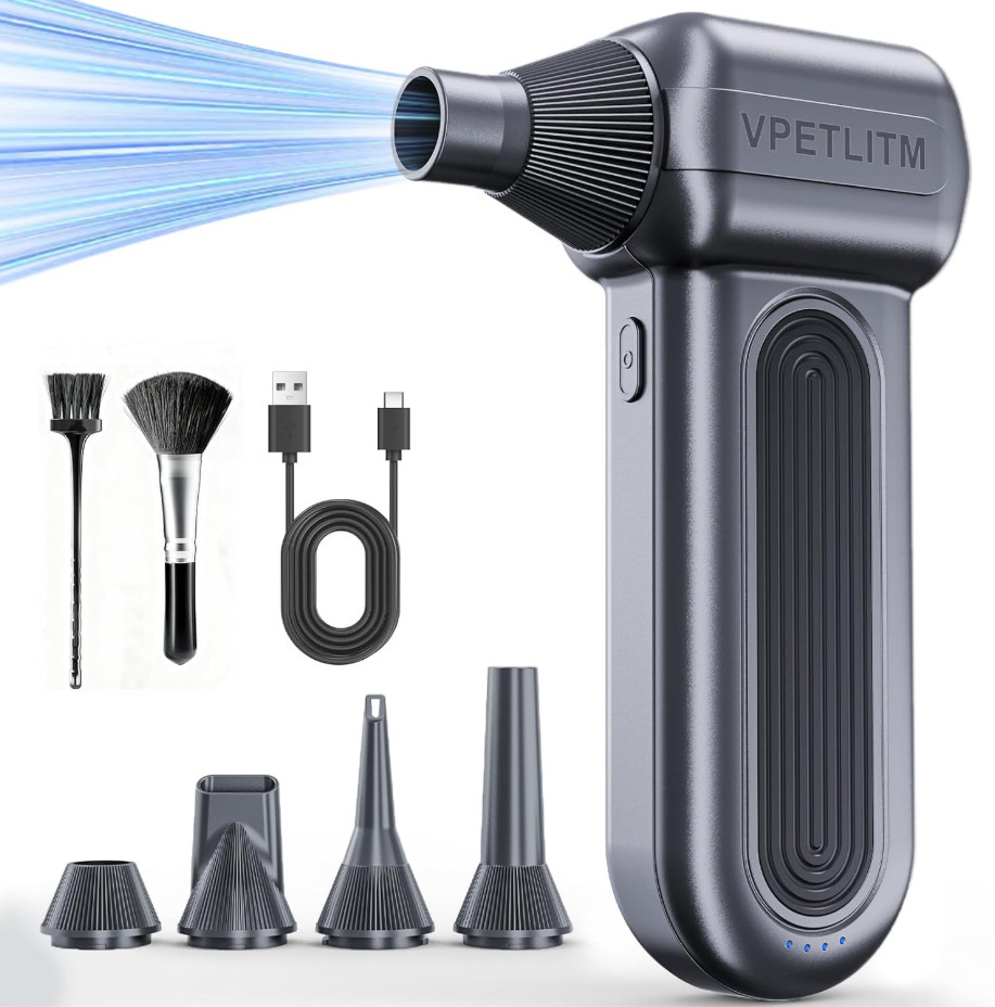 Electric Air Duster-250000RPM Super Power Cordless Rechargeable Brushless Motor Electric Air Duster-250000RPM Super Power Cordless Rechargeable Brushless Motor
