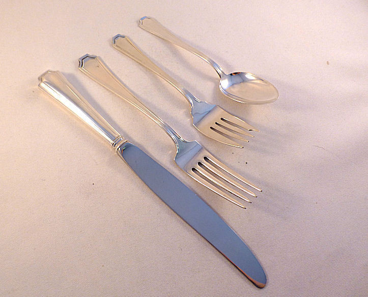 Fairfax-Gorham Sterling Lunch Place Setting(s)-Modern