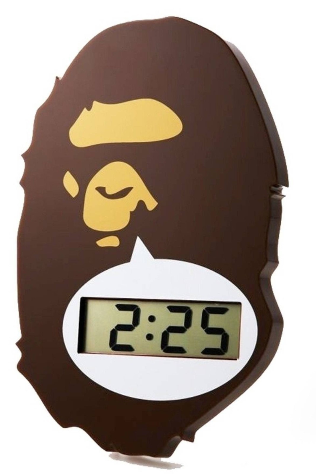 BAPE A Bathing Ape 2009 Spring E-Mook + Bapex Ape Head Wall Clock Brand New