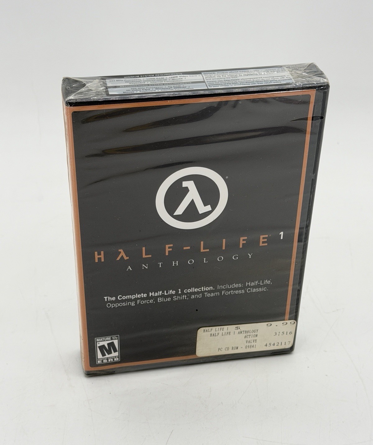 Vintage 2005 Valve Half Life 1 Anthology PC Box Factory Sealed RARE