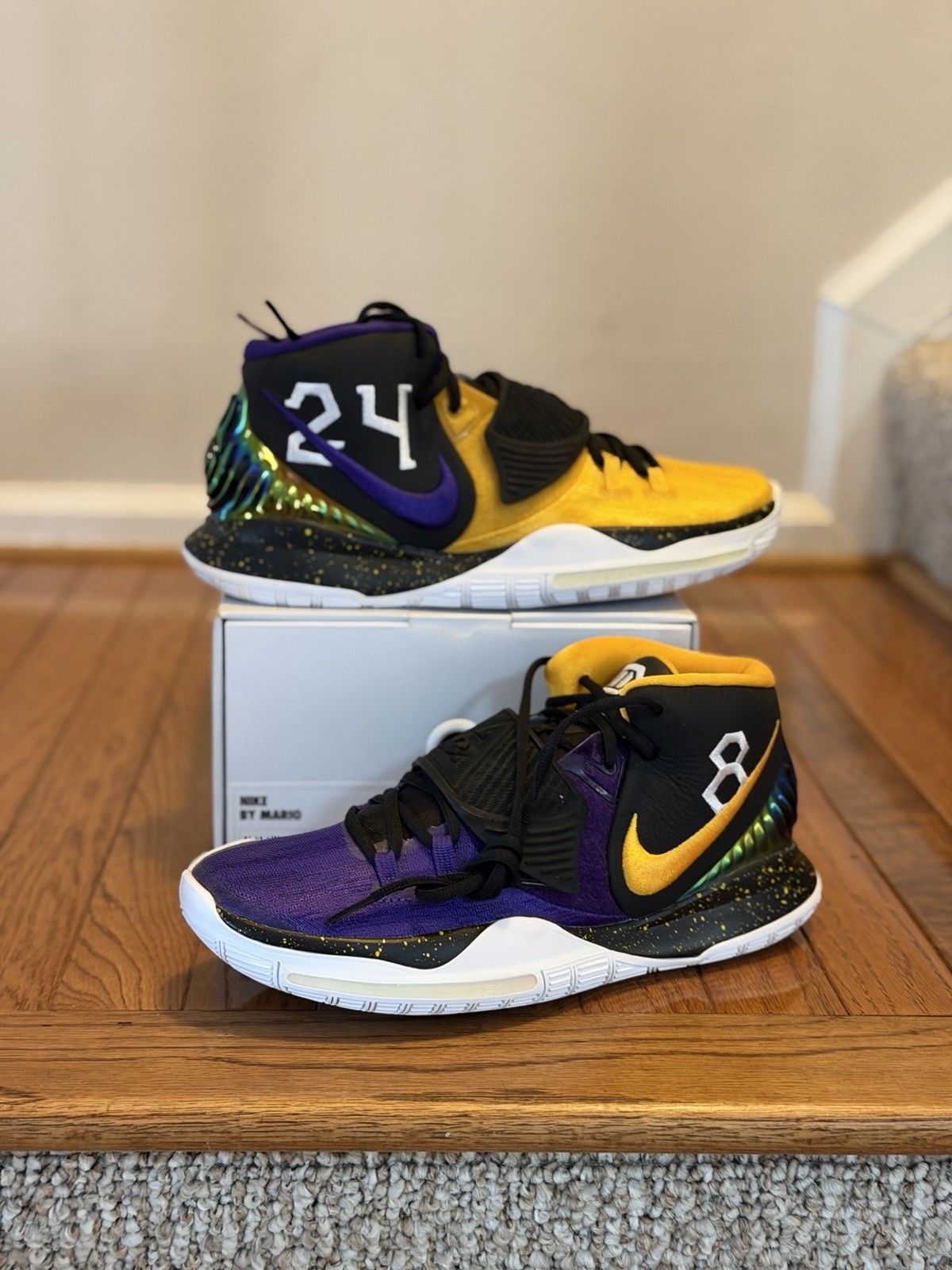 Brand New Nike Kyrie 6 Kobe Custom Edition Size 11 CT1019-991 Multicolor