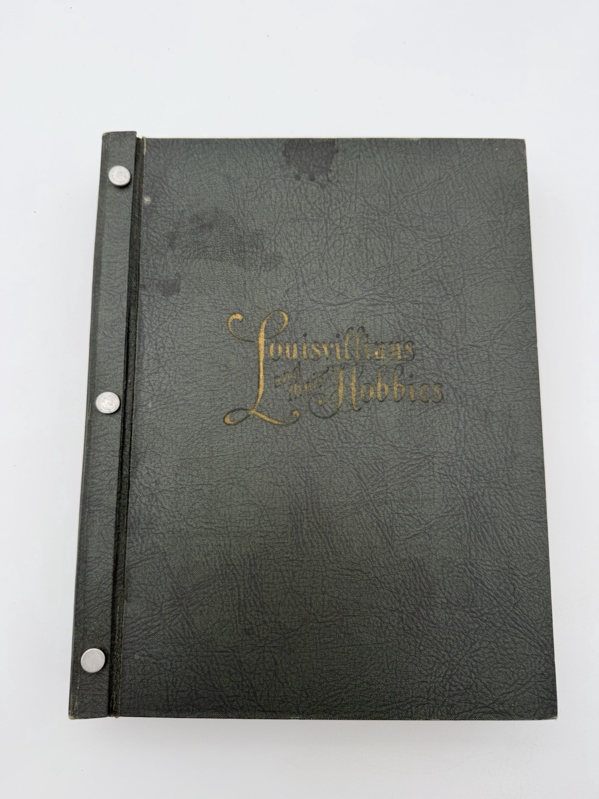 Early 1900s Louisvillians and Their Hobbies Kentucky Caricature Book