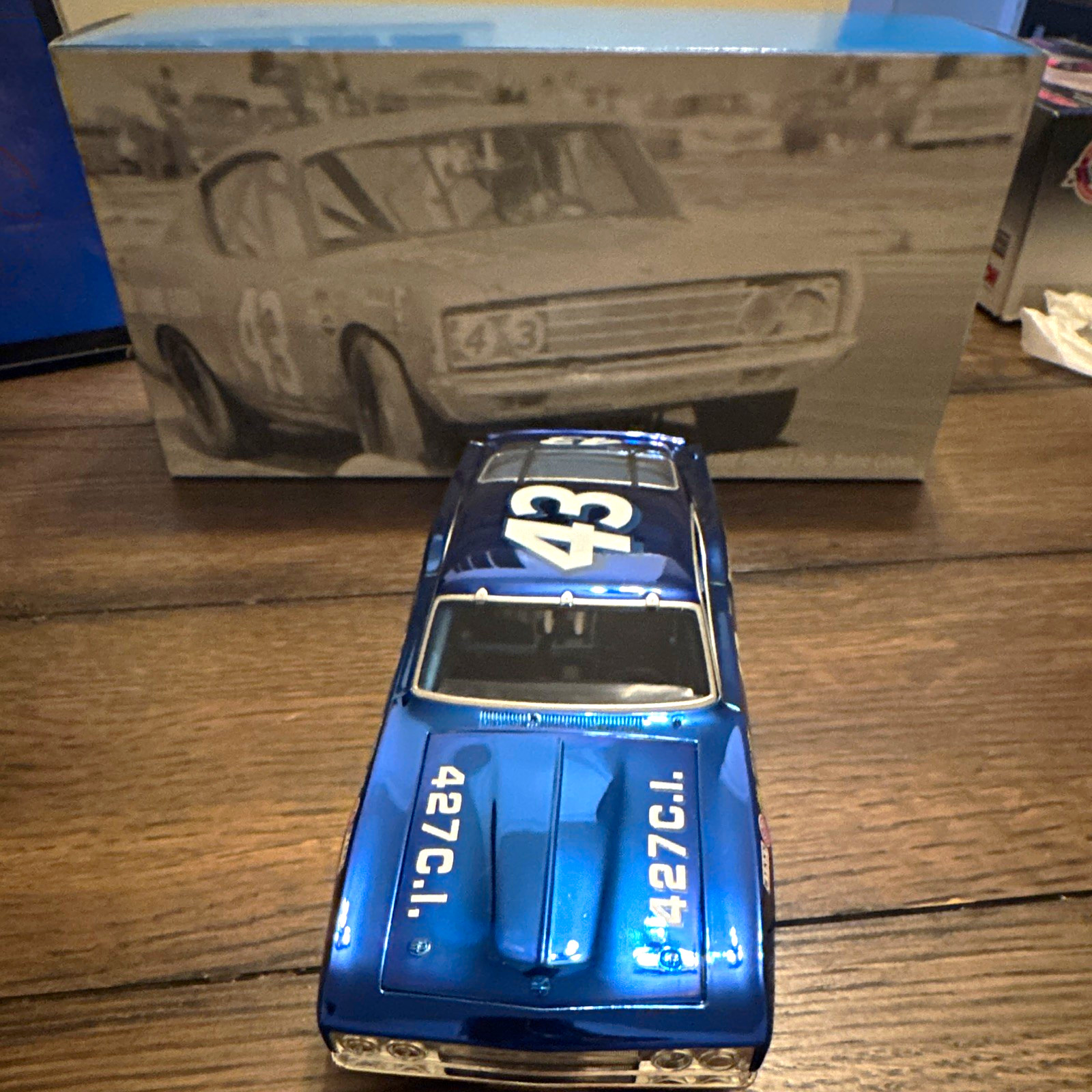 1969 Richard Petty Ford Torino Cobra Chrome 1:24 Lane Collectible NASCAR Diecast