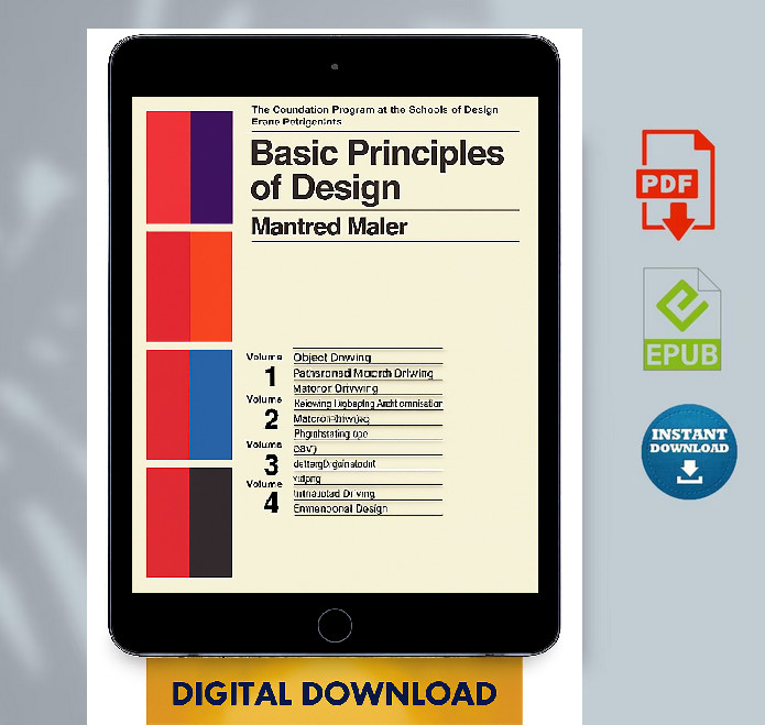 Manfred Maier (1981) Basic Principles of Design * Foundation Program vls 1 2 3 4