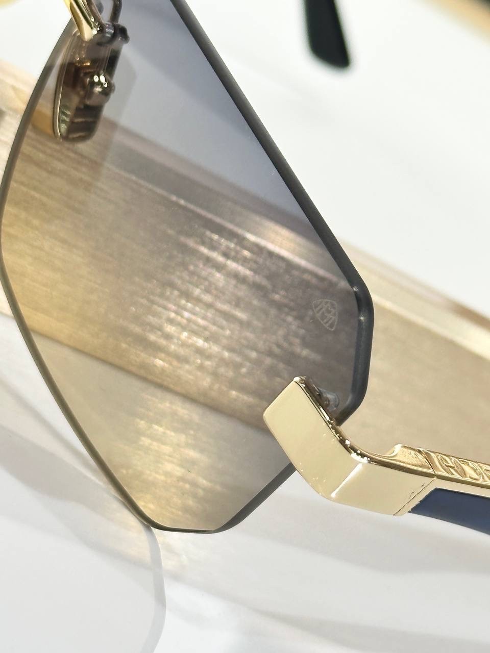 Maybach The Taige Rimless Luxury Sunglasses Gold Frame Gradient Lenses Unisex