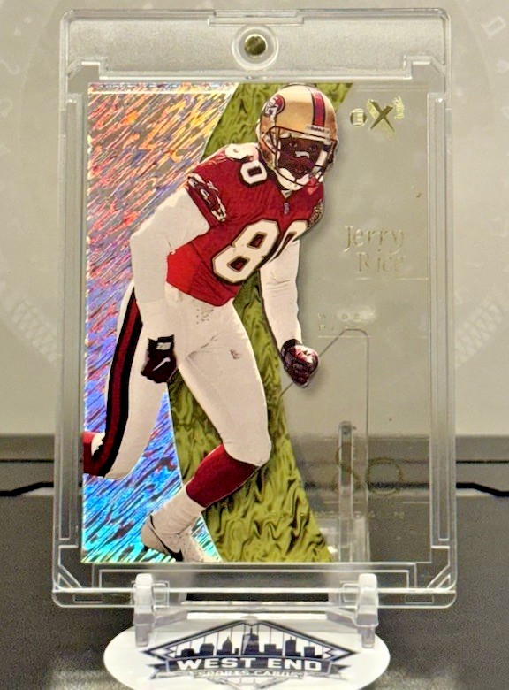 JERRY RICE 1998 SkyBox E-X2001 #7 ACETATE GOLD HOLO HOBBY ONLY 49ers HOF 🔥
