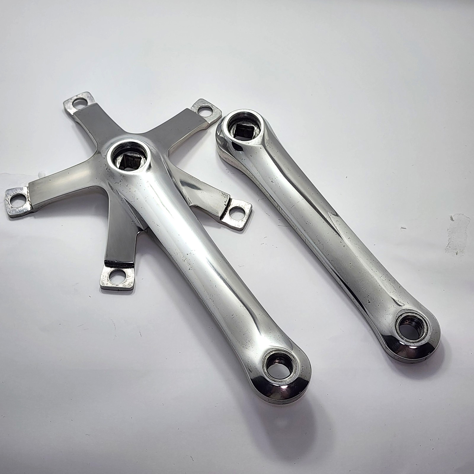 Shimano Dura-Ace FC-7600 NJS Track Crankset 165mm Polished Arms Japan Keirin