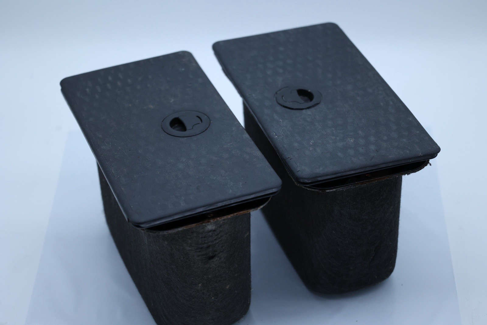 13-18 Dodge Ram 1500/2500 & 19-24 2500/3500 Rear Floor Storage Bins Black STEEL