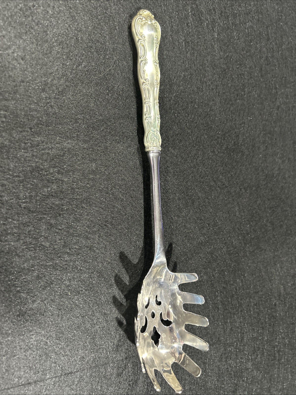 Strasbourg By Gorham Sterling Silver Pasta Server, Vintage Strasbourg By Gorham Sterling Silver Pasta Server, Vintage