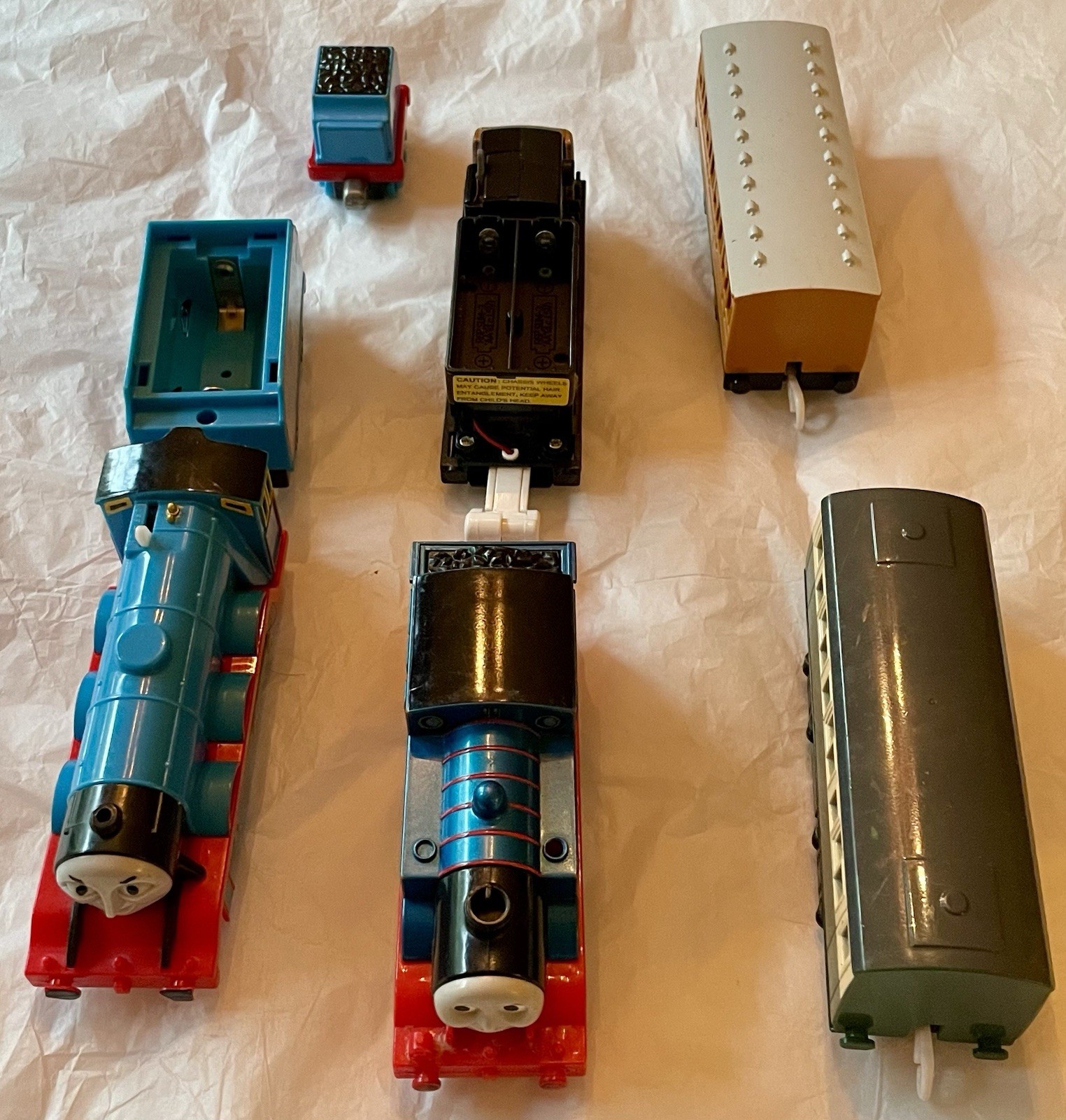 Thomas The Train &Friends Battery Operated VTG Train Lot  Missing Parts Only Lot