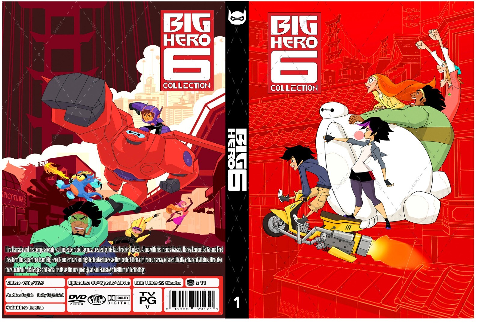 Big Hero 6 Animated Series Collection Season 1-3+Specials+Movie English Audio