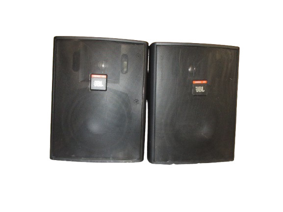 LOT Of 2 JBL Control 25 Speakers Black Professional Indoor/Outdoor